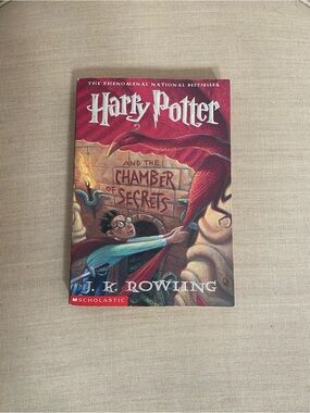 Scholastic teal and burgundy book cover